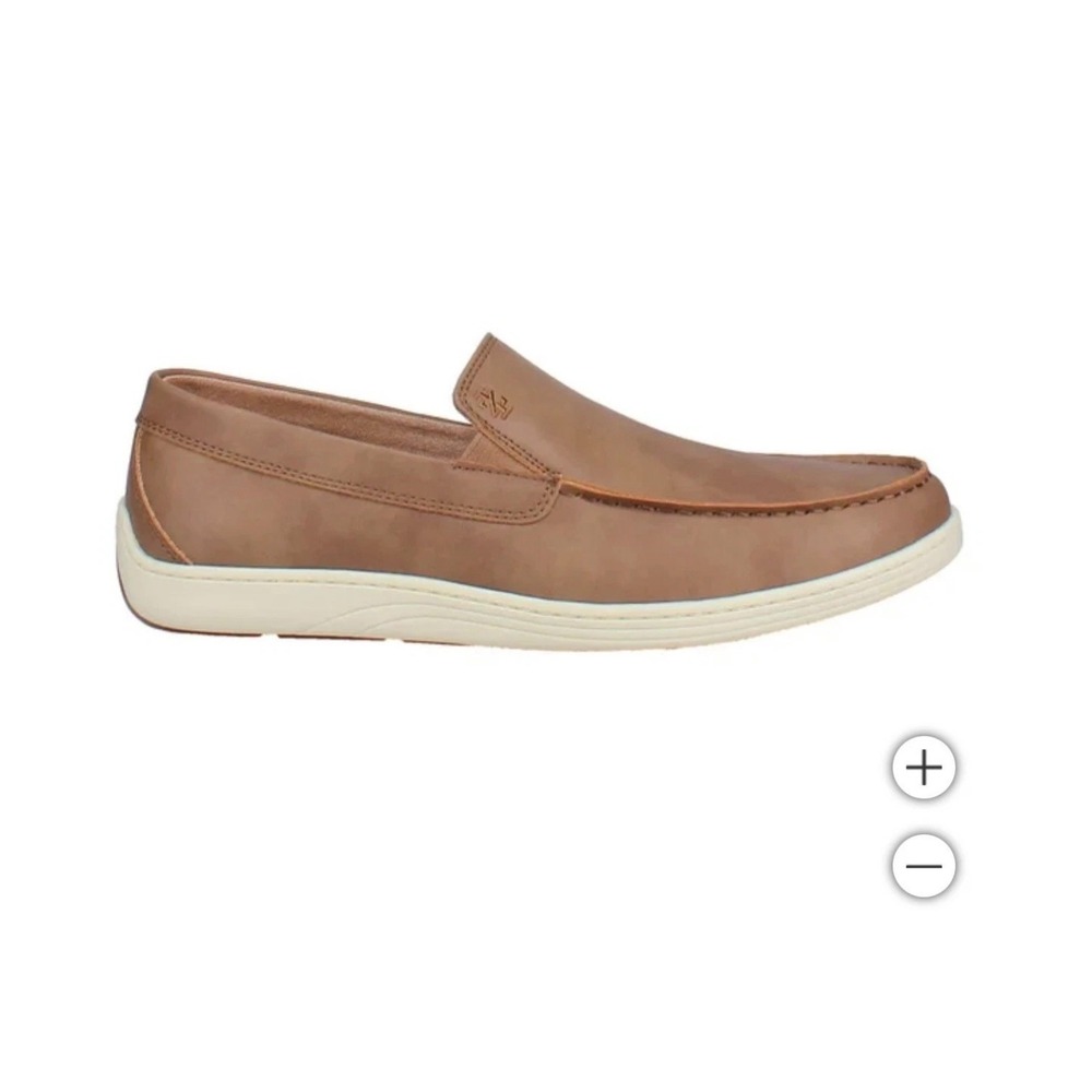 Izod NIB Seapoint‎ Tan Slip On Shoe Men Sz 10 Memory Foam